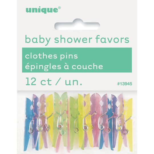 Plastic Clothespin Gender Neutral Baby Shower Favors Gender Plastic Clothespin Gender Neutral Baby Shower Favors Gender